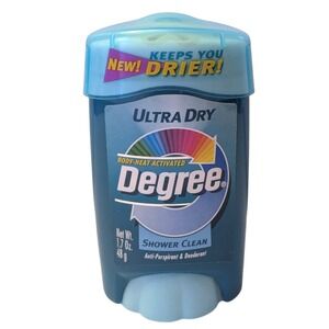 Degree Ultra Dry Shower Clean Anti-Perspirant Deodorant 1.7 oz NOS Talc VTG 90s‎
